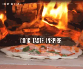Browningovens.com(Wood Fired Pizza Ovens For Your Garden & Tools) Screenshot