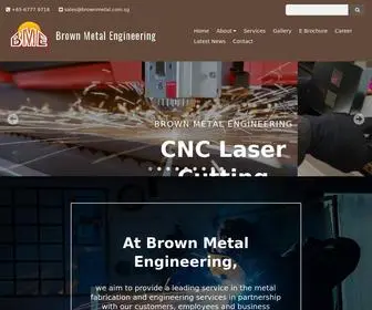 Brownmetal.com.sg(Brown Metal Engineering) Screenshot