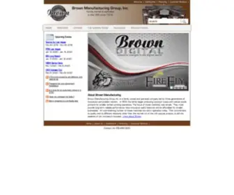 Brownmfg.net(Silk Screen Printing Equipment and Supplies) Screenshot