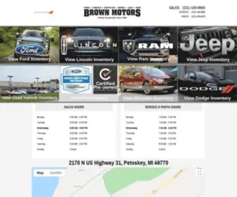 Brownmotors.com Screenshot