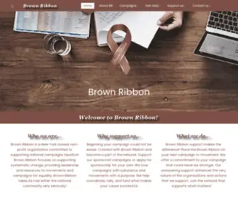 Brownribbon.org(Brown Ribbon) Screenshot