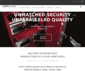 Brownsafe.com(Brown Safe Manufacturing) Screenshot