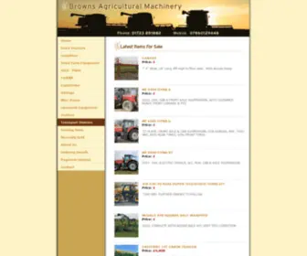 Brownsag.co.uk(Used Tractors) Screenshot