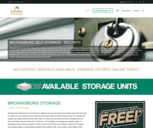 Brownsburg-Storage.com(Self Storage Units In Brownsburg Indiana) Screenshot