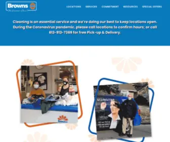 Brownscleaners.ca(Browns Cleaners is the consumers choice) Screenshot