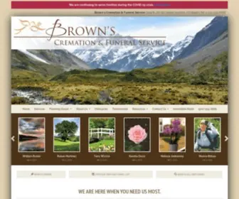 Brownscremationservice.com(Brown's Cremation & Funeral Service) Screenshot