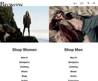 Brownsfashion.com(Browns fashion & designer clothes & clothing) Screenshot