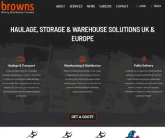 Brownsgroup.co.uk(Browns Distribution) Screenshot