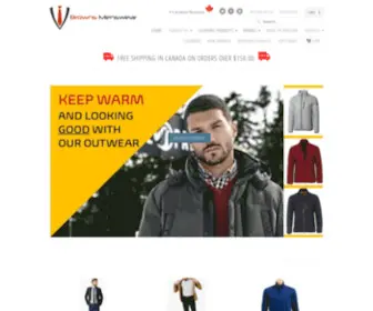 Brownsmenswear.com(Browns Menswear) Screenshot