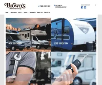 Brownsrvonline.com(Brown's RV Sales and Leasing Online) Screenshot