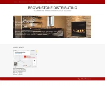 Brownstonedistributing.com(845 E Hennepin Ave) Screenshot