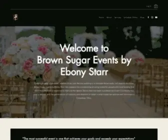 Brownsugareventsbyebonystarr.com(Event Coordinator) Screenshot