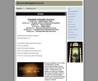 Brownsvillebaptist.org(Brownsville Baptist Church) Screenshot