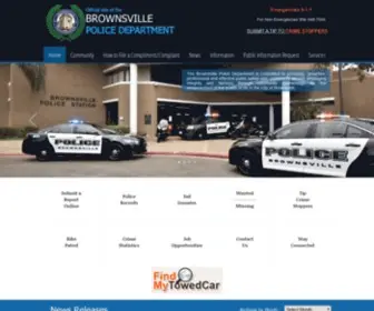 Brownsvillepd.com(Brownsville Police) Screenshot