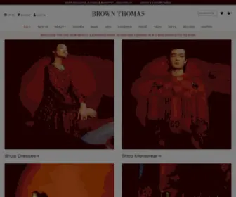 Brownthomas.com(Brown Thomas) Screenshot