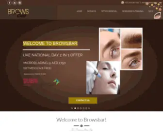 Browsbar.ae(Brows Bar) Screenshot