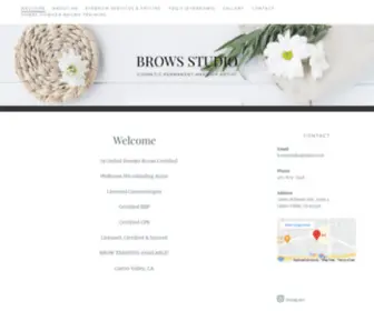 Browsbymaureen.com(Cosmetic Permanent Make) Screenshot