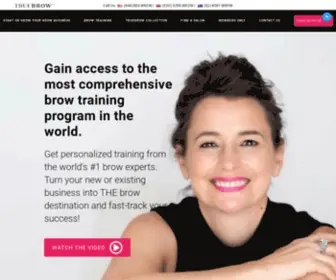 Browsecrets.com(The Brow Business Experts) Screenshot