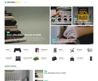 Browsedeals.net(US Online Shopping Comparison) Screenshot