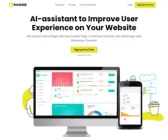 Browsee.io(Improve User Experience and Conversions on Your Site) Screenshot
