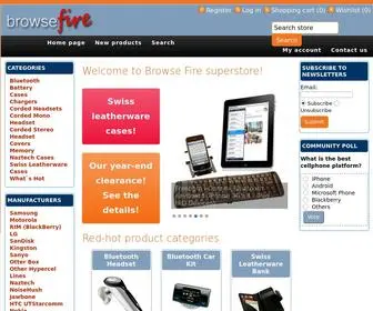 Browsefire.com(Browse Fire superstore) Screenshot