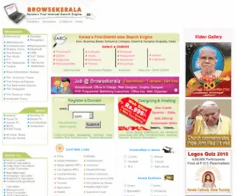 Browsekerala.com(Kerala's Largest Information Portal) Screenshot