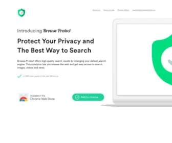 Browseprotect.co(Private Search and Browsing History) Screenshot