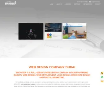 Browser.ae(Web Design Dubai Company) Screenshot