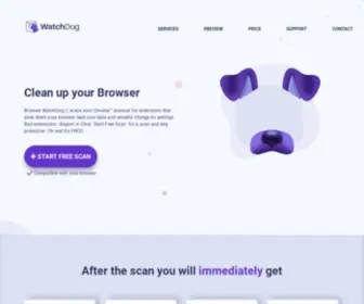 Browserdog.com(Barking at bad browser extensions) Screenshot