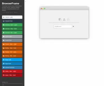 Browserframe.com(Browser Frame) Screenshot