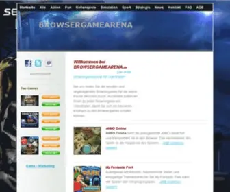 Browsergamearena.de(Die Neuesten Browsergames mit Videotrailer. 100% Kostenlos auf Browsergame) Screenshot