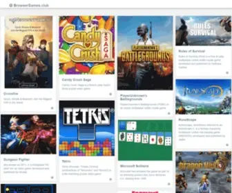 Browsergames.club(Play free html) Screenshot