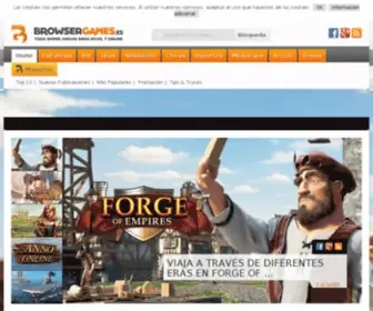 Browsergames.es(Juegos online valorados por expertos) Screenshot