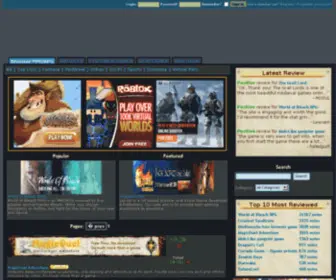 Browsergamesmmorpg.com(Browser Games Toplist) Screenshot