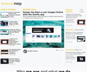 Browserhelp.com(Easy troubleshooting guides for your browser issues) Screenshot