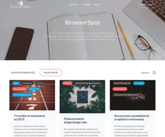 Browserspot.com(Multifunkcyjne narzędzie ułatwiające analizę jakości UI) Screenshot