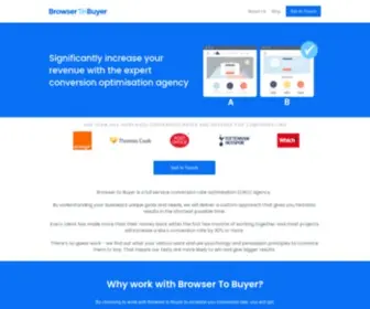 Browsertobuyer.com(Browser to Buyer) Screenshot