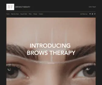 Browstherapystudio.com(Microblading) Screenshot
