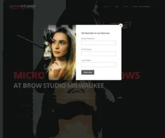 Browstudiomke.com(Brow Studio Milwaukee) Screenshot