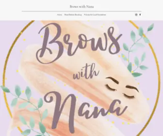 Browswithnana.com(Microblading) Screenshot