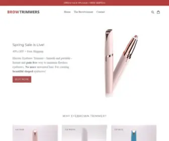 Browtrimmers.com(Brow Trimmers) Screenshot