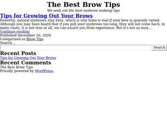 Browx.com(We seek out the best eyebrow makeup tips) Screenshot