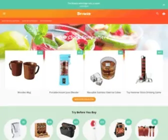 Browze.com(Affordable Home Decor & Kitchen Accessories) Screenshot