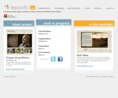 Brpacific.com(Web Site Design Agency) Screenshot
