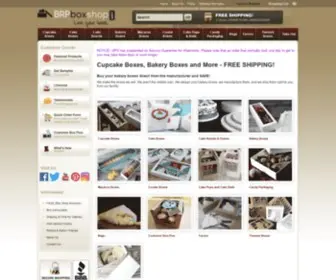 BRpboxshop.com(Cupcake Boxes) Screenshot