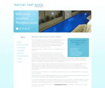 BRPSW.com.au(Barrier Reef Pools South West) Screenshot