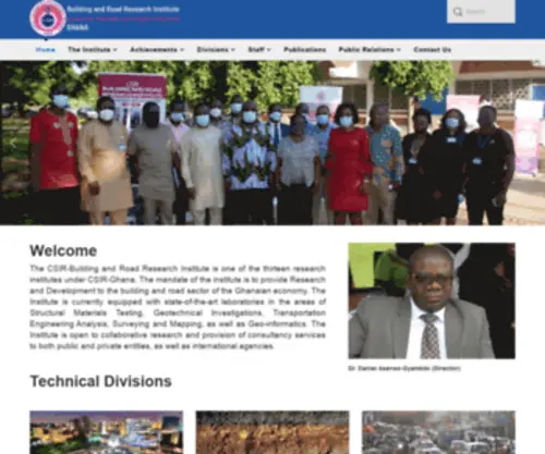 Brri.org(CSIR-Building and Road Research Institute) Screenshot