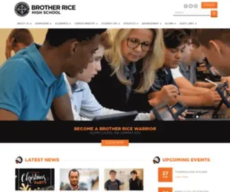 Brrice.edu(Brother Rice) Screenshot