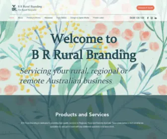 Brruralbranding.com.au(Printing, Signage & Promotional Items) Screenshot