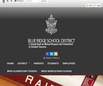 BRSD.org(Blue Ridge School District) Screenshot